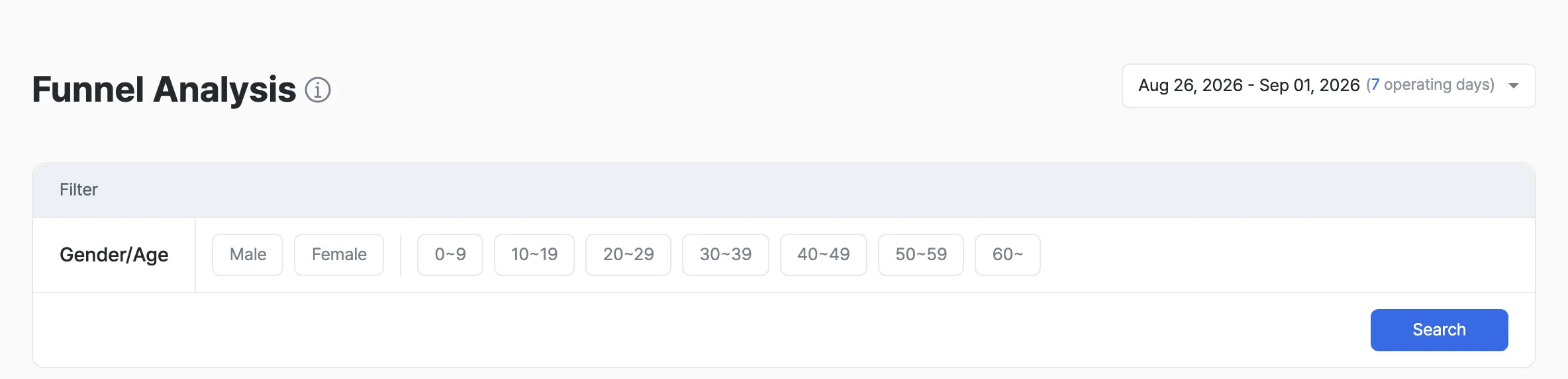 Segment funnel comparison view