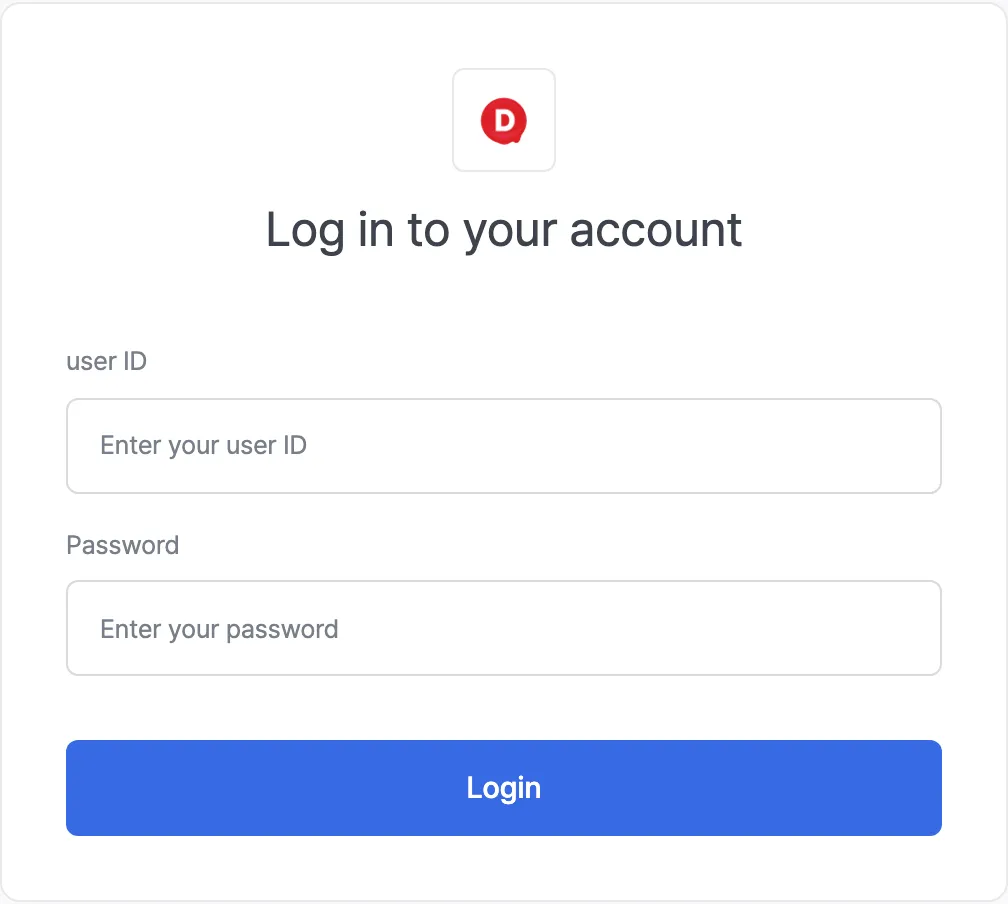 StoreInsight login screen
